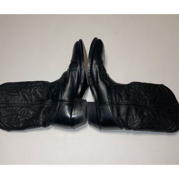 LAREDO 6691 MEN'S SIZE 12 D LEATHER UPPER COWBOY WESTERN BOOTS-POINTED TOE - Picture 6 of 9